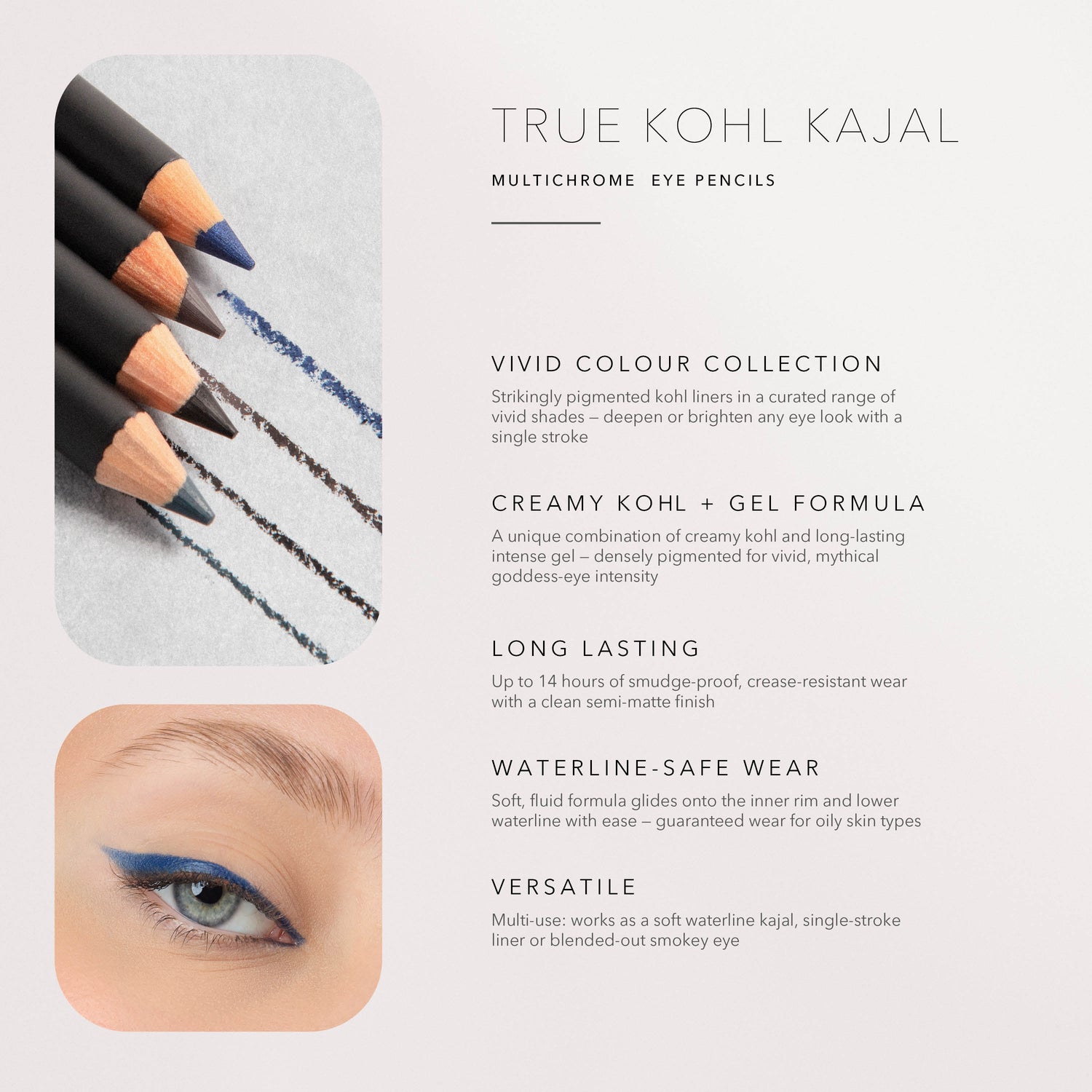 True Kohl Kajal Eyeliner 821 - White