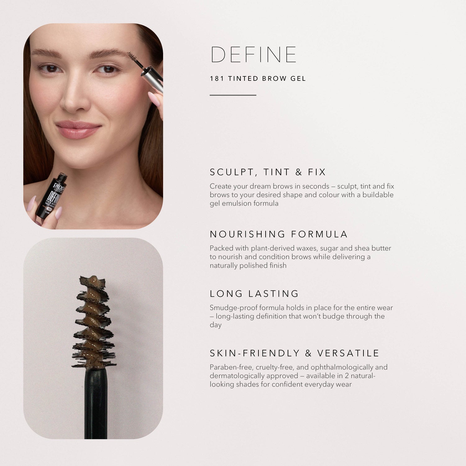 Define Tinted Gel Eyebrow Mascara 181