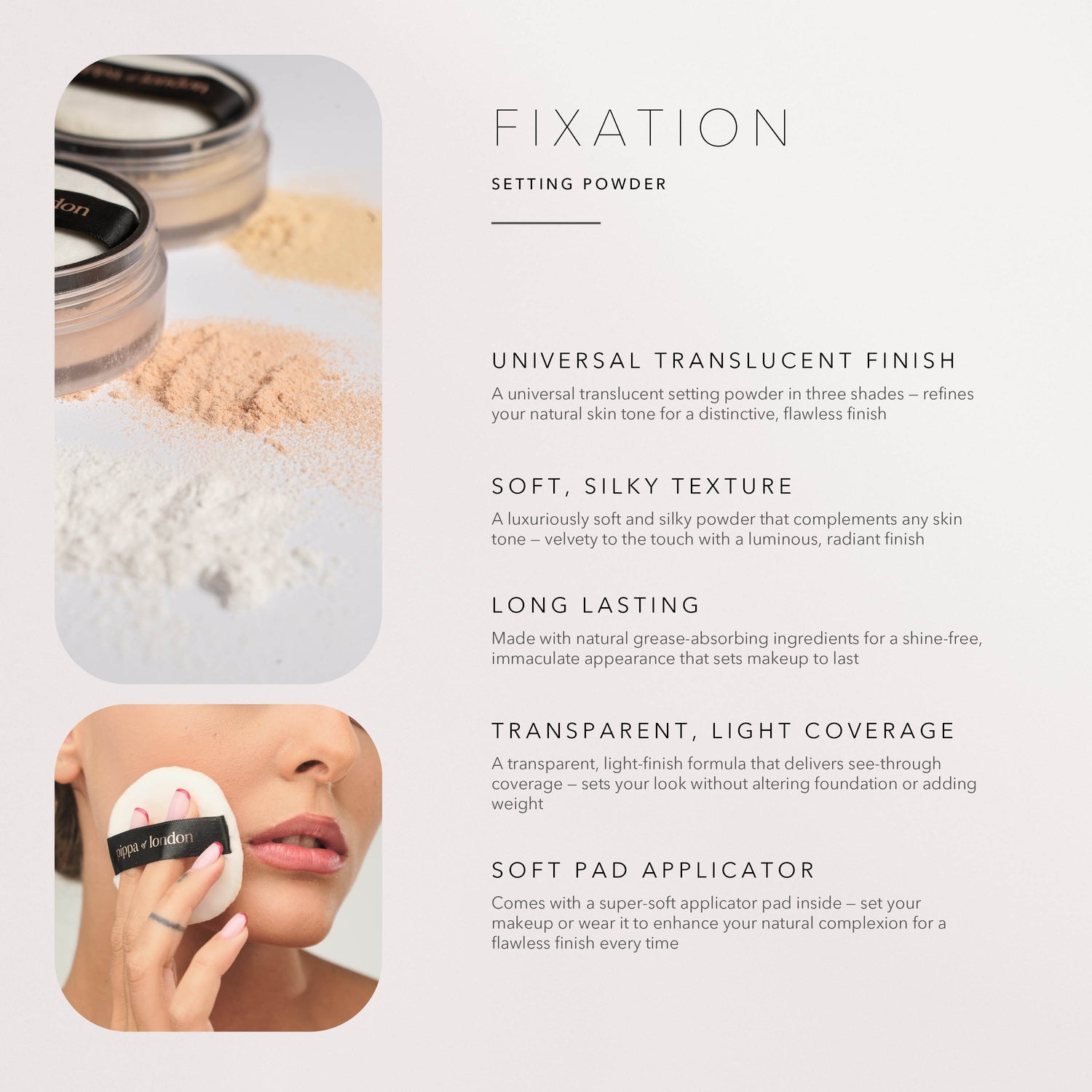 Fixation Setting Powder - 847 - Peach