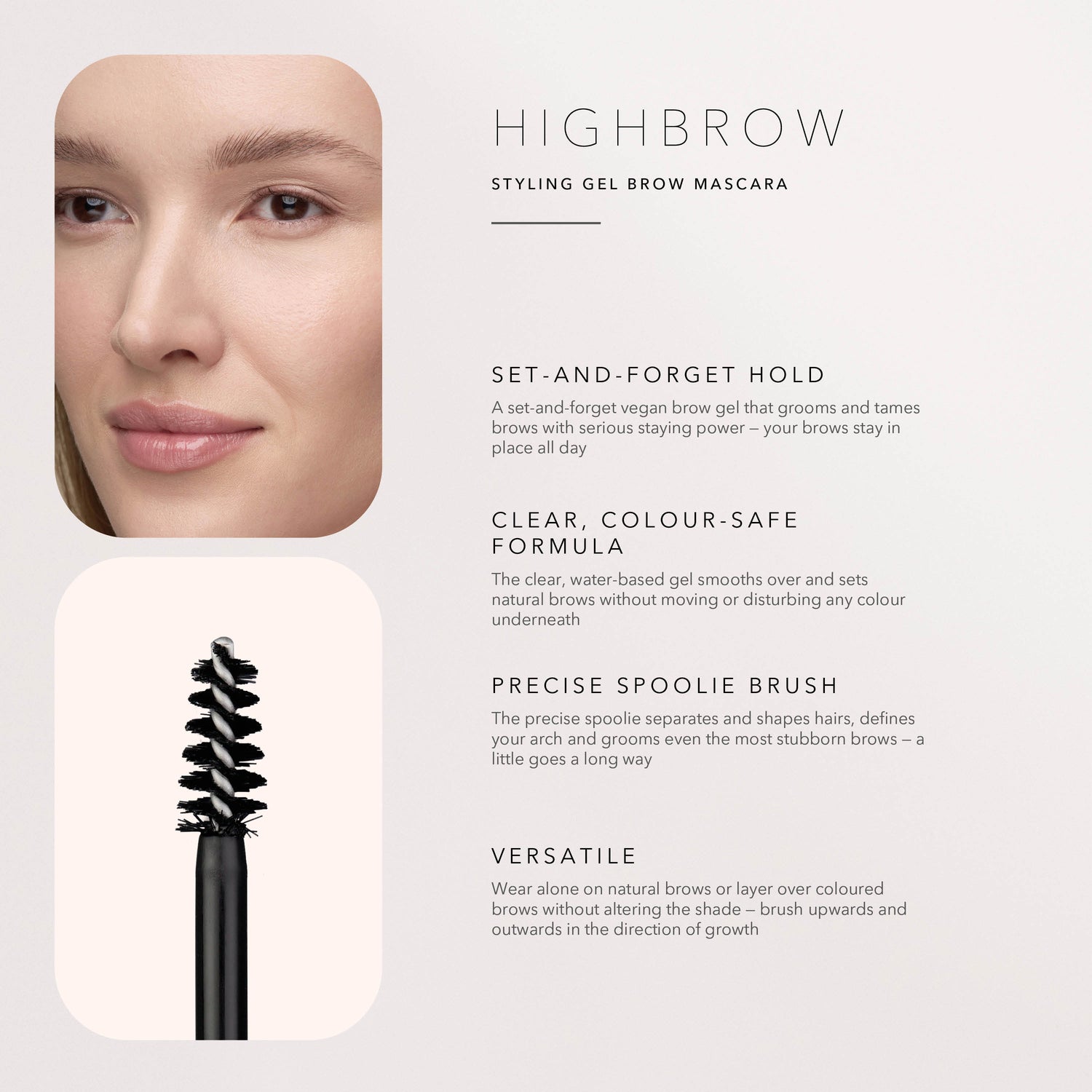 Highbrow Styling Gel Eyebrow Mascara 190
