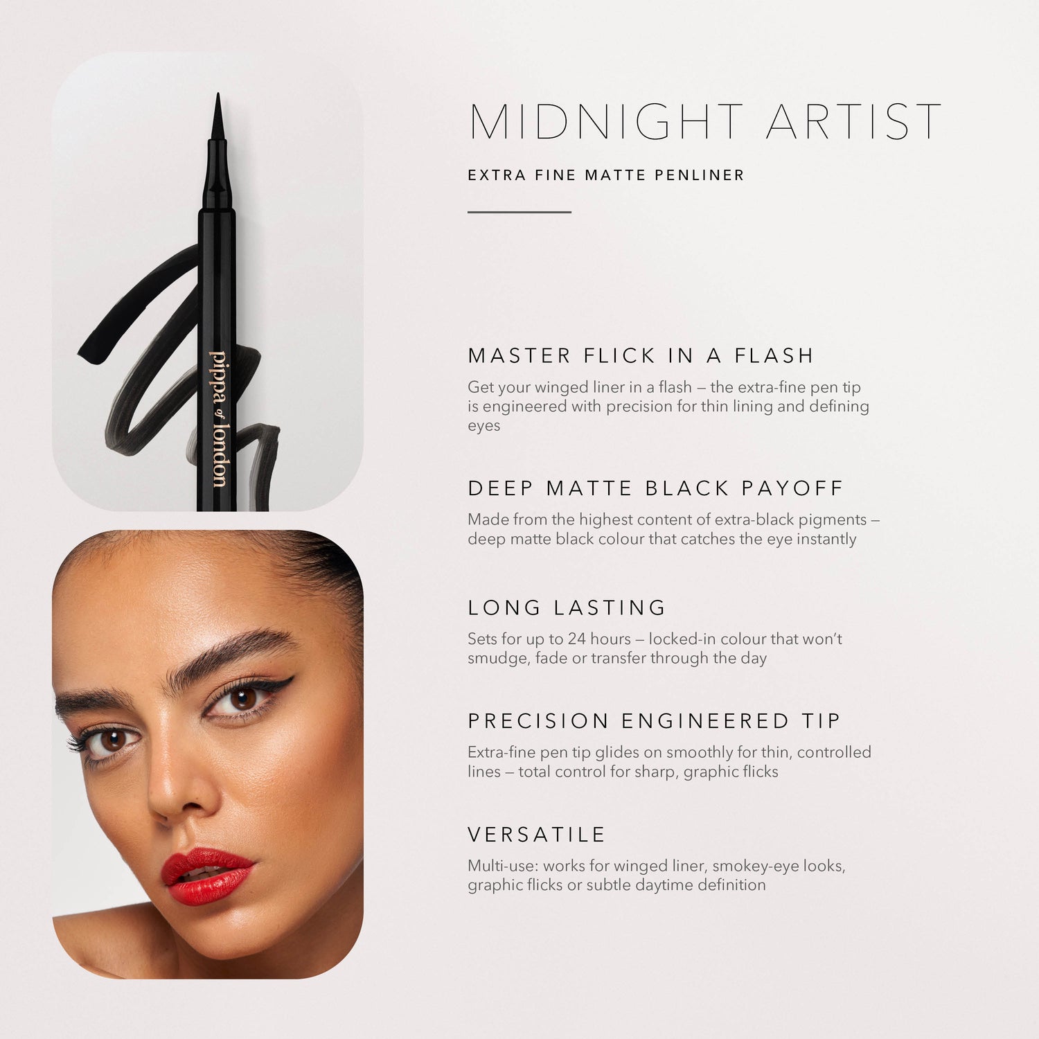 Midnight Artist Extra Fine Matte Penliner - 701