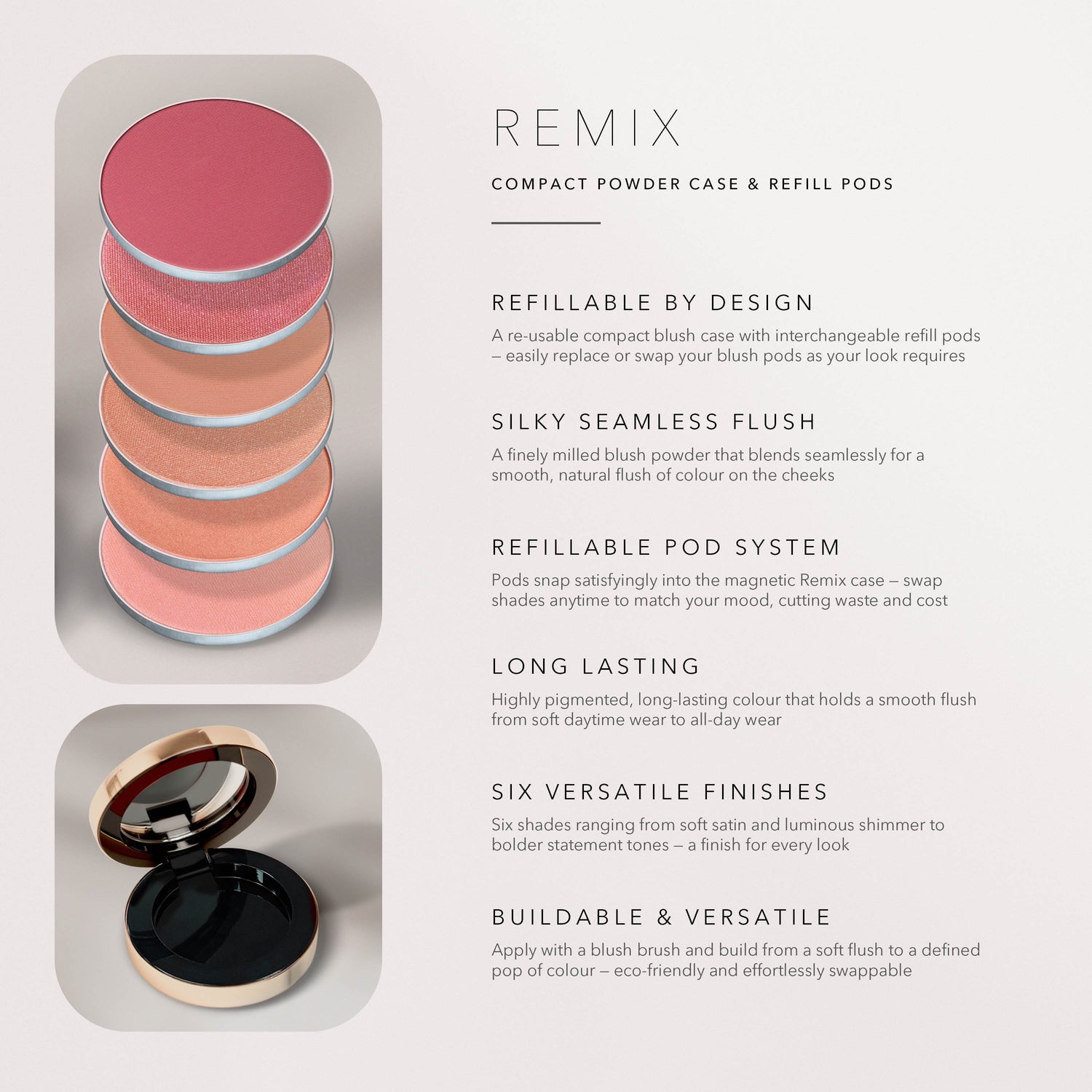 Remix Compact Powder Case - 001